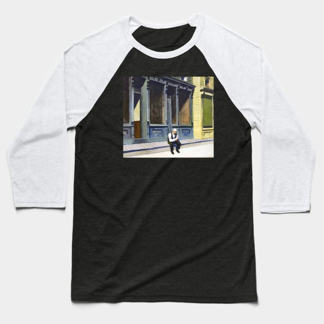 High Resolution Edward Hopper Sunday 1926 Baseball T-Shirt by tiokvadrat